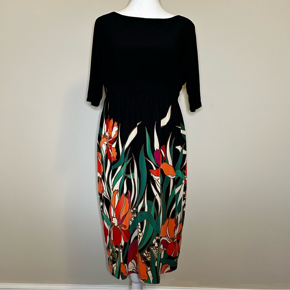 Black Floral Dress